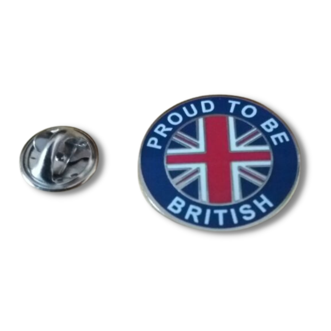 Proud To Be British Enamelled Pin Badge