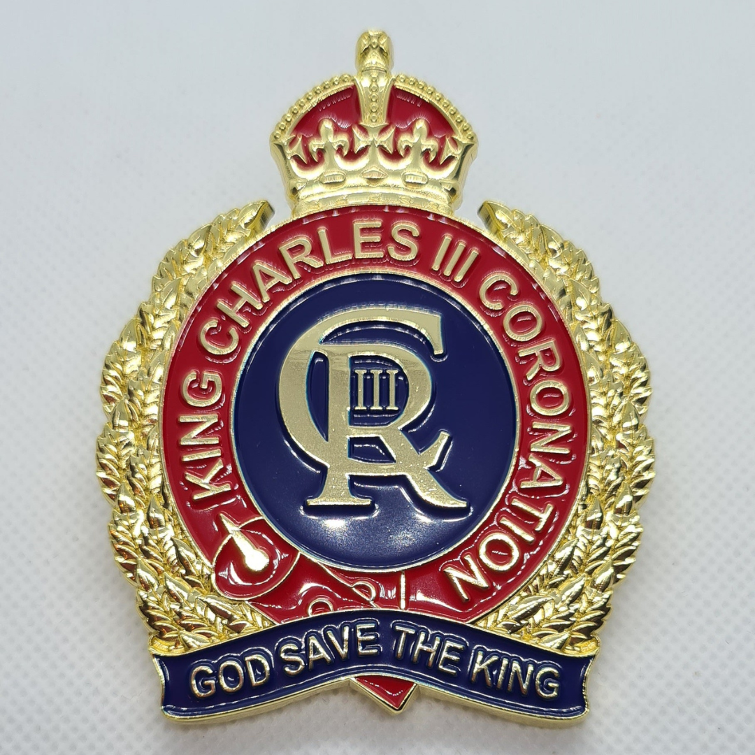 King Charles III Coronation Commemorative Car Grille Badge