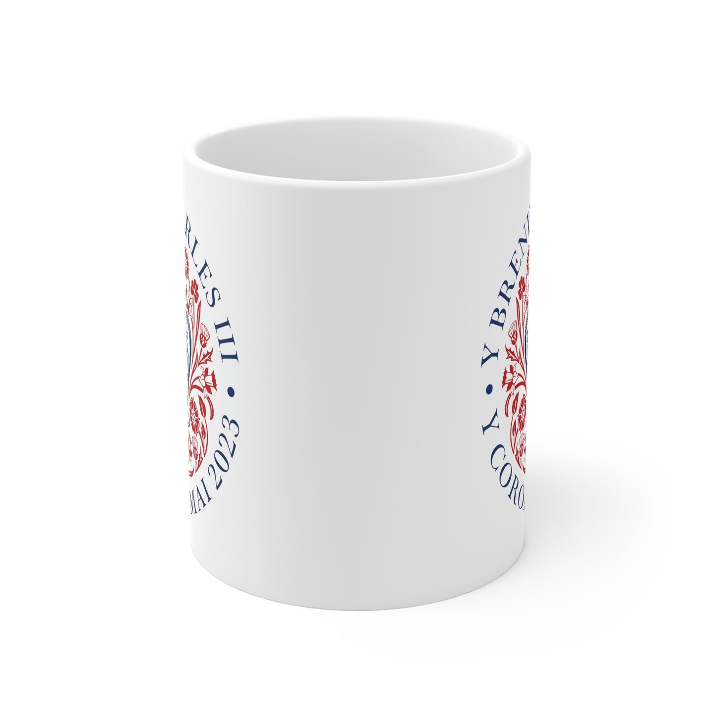 King Charles III Official Coronation Logo Mug (Welsh)