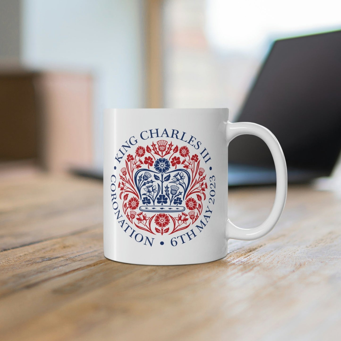 King Charles III Official Coronation Logo Mug