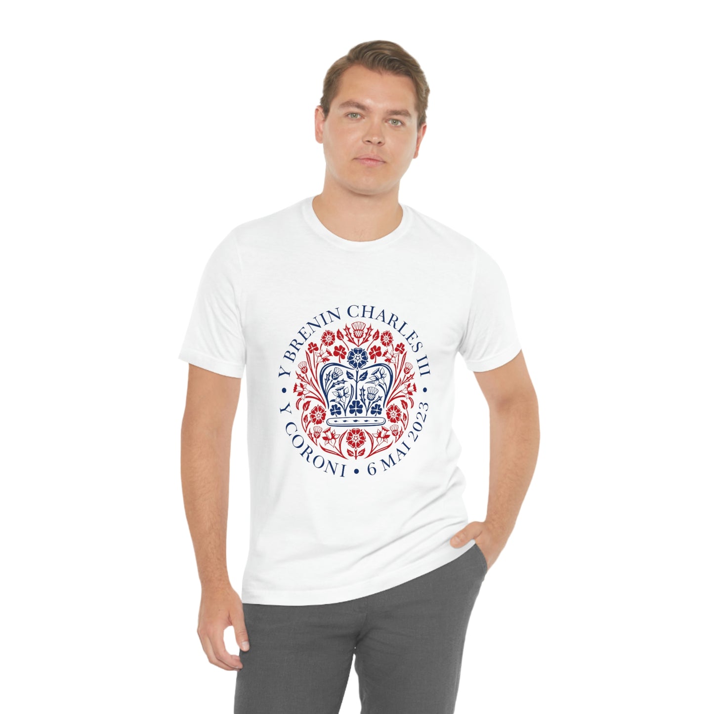 King Charles III Official Coronation Logo T-Shirt (Welsh)