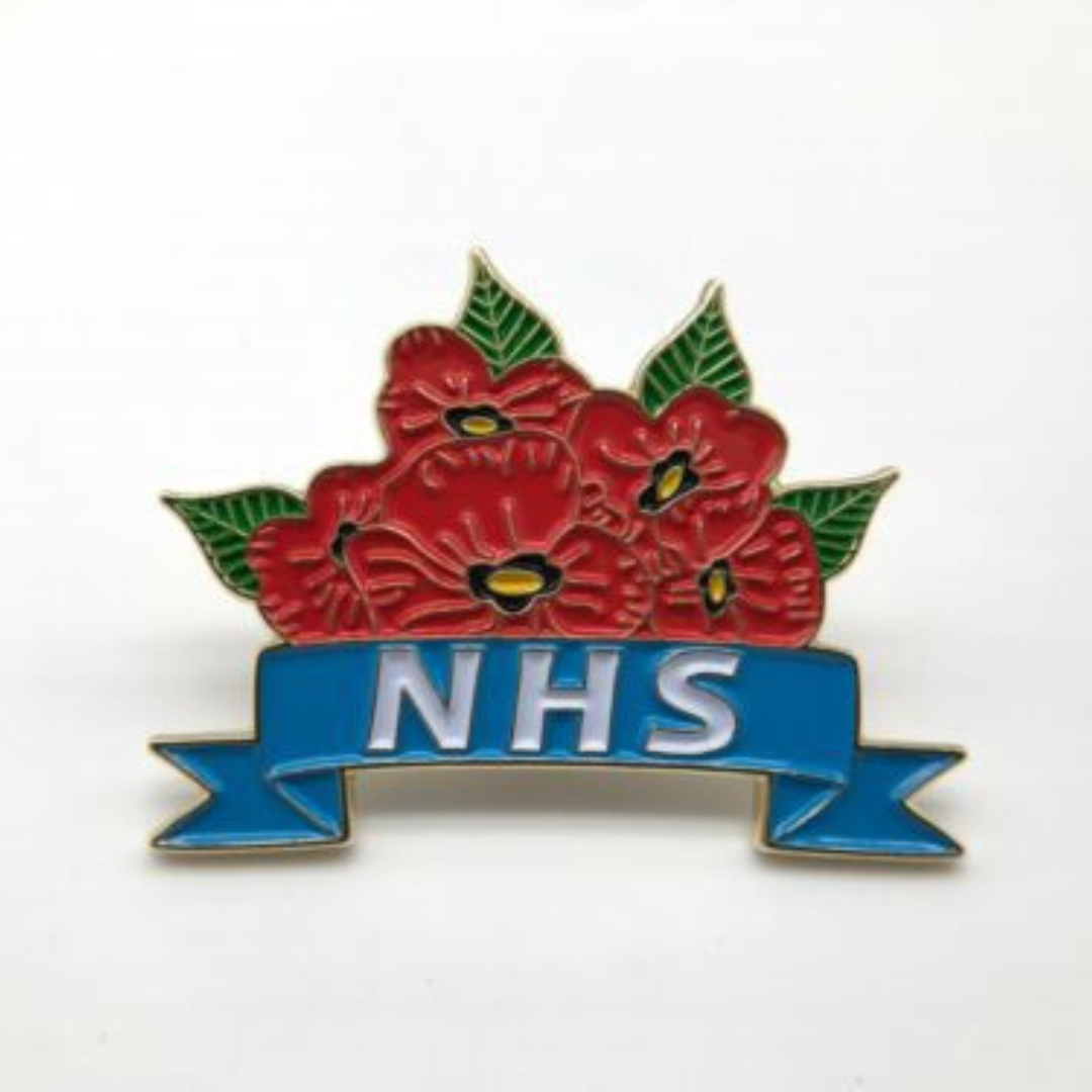 NHS Five Flower Badge