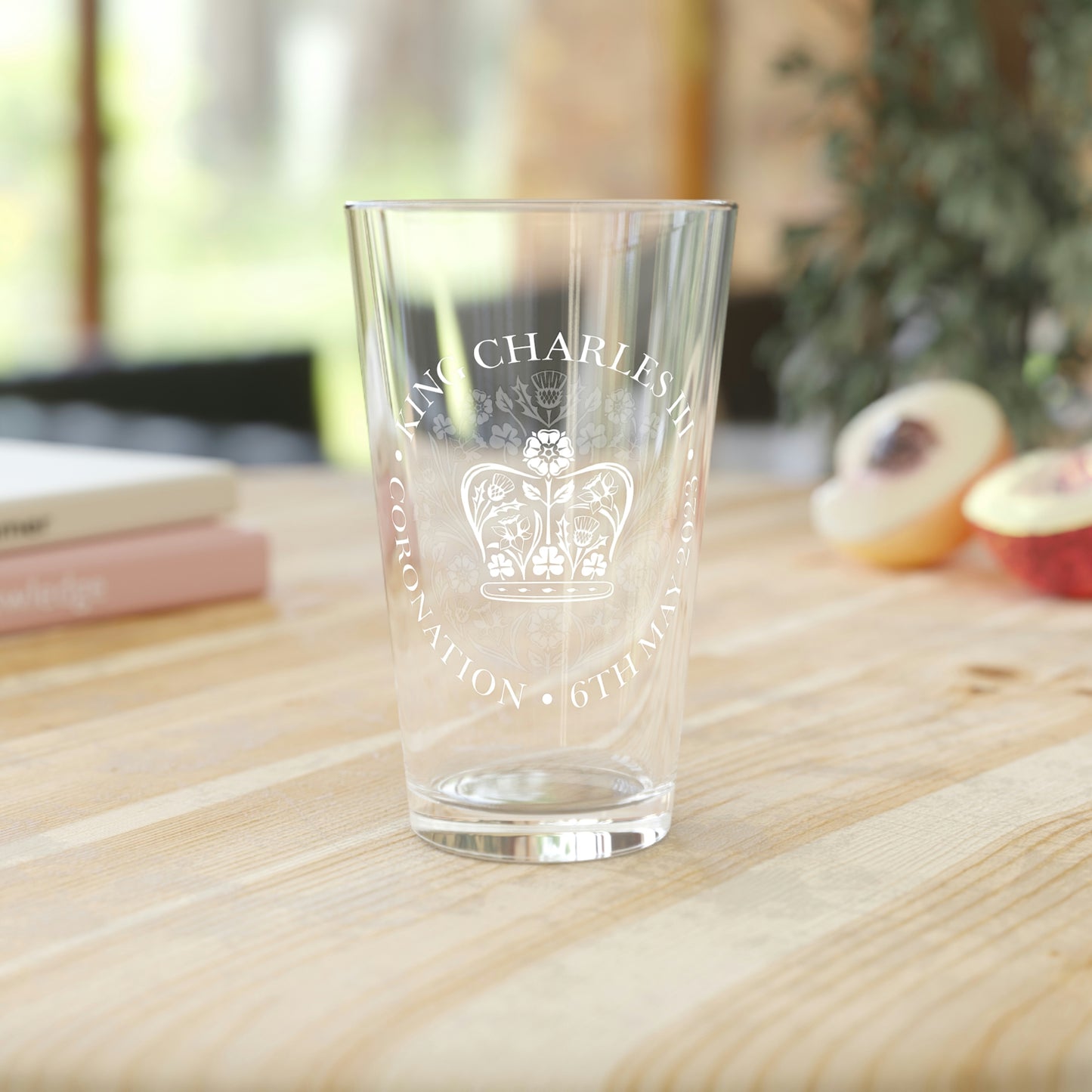 Official Coronation Emblem Pint Glass (16oz)