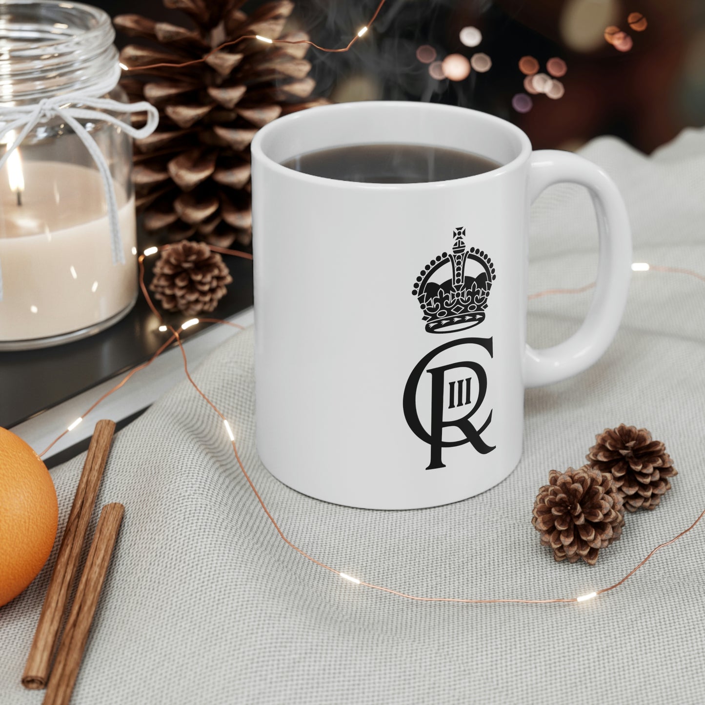 King Charles III Royal Cypher Mug 11oz