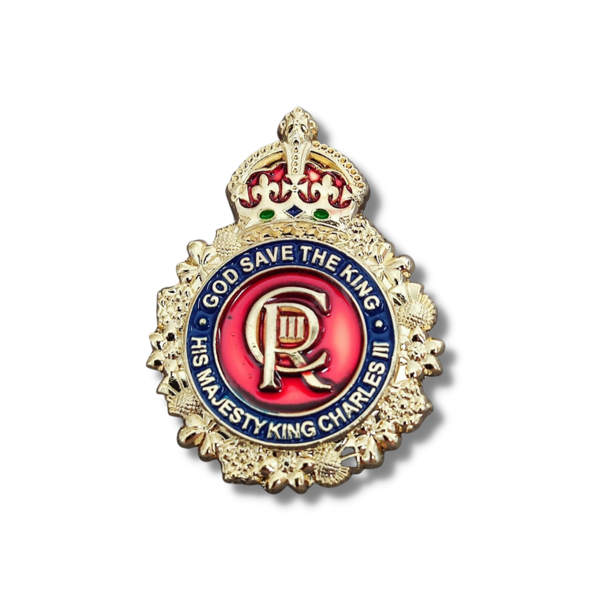 King Charles Royal Cypher Coronation Brooch