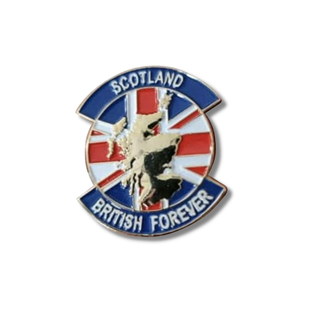 Scotland British Forever Pin Badge British Pride