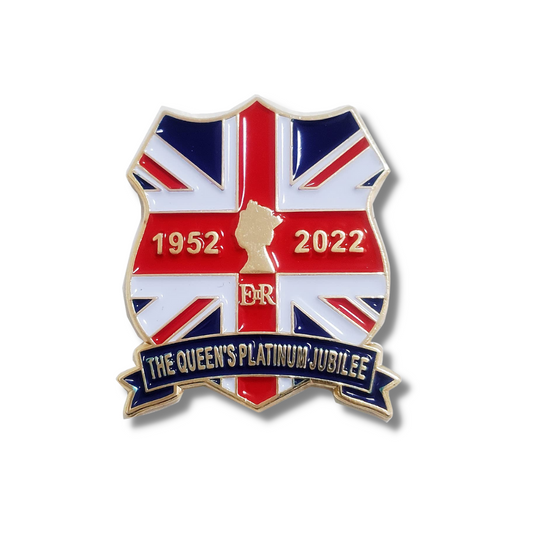 The Queens Platinum Jubilee Pin Badge