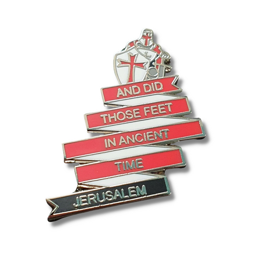 England St George's Day "Jerusalem" Enamel Pin Badge