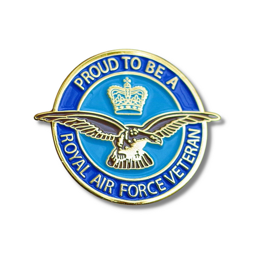 Proud to be an RAF VETERAN Pin Badge