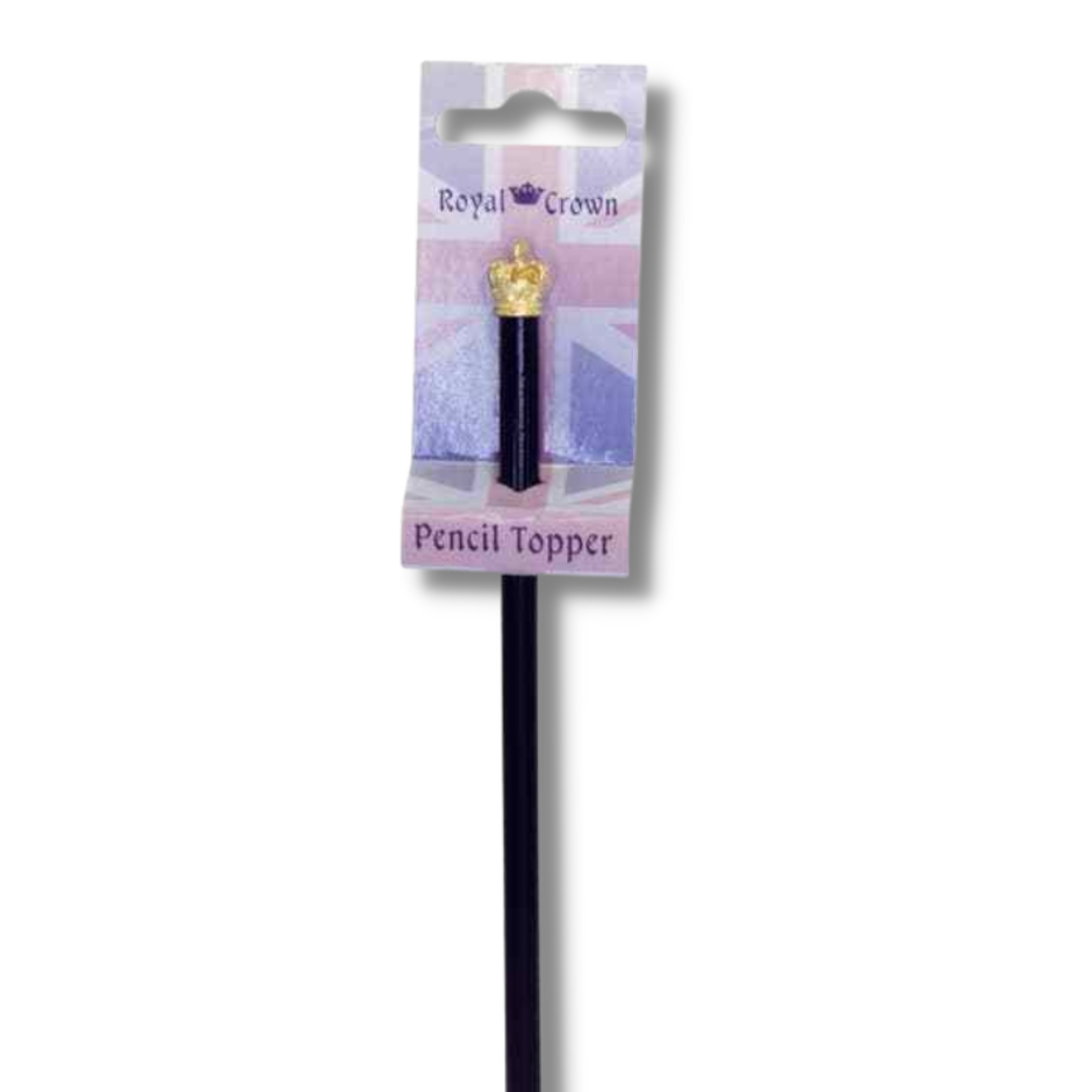 Coronation Pencil Gold Crown Topper