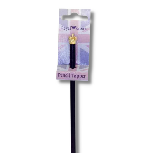 Coronation Pencil Gold Crown Topper