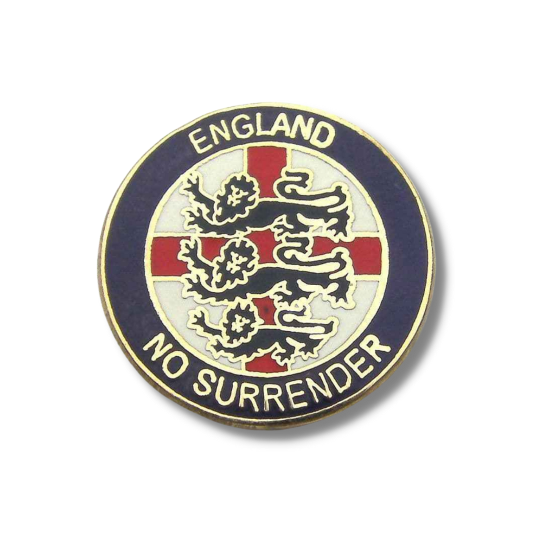 "No Surrender" England Badge