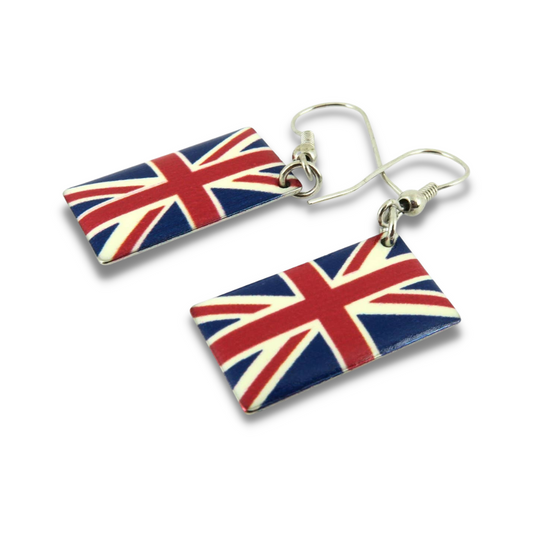 Union Jack Flag Earrings