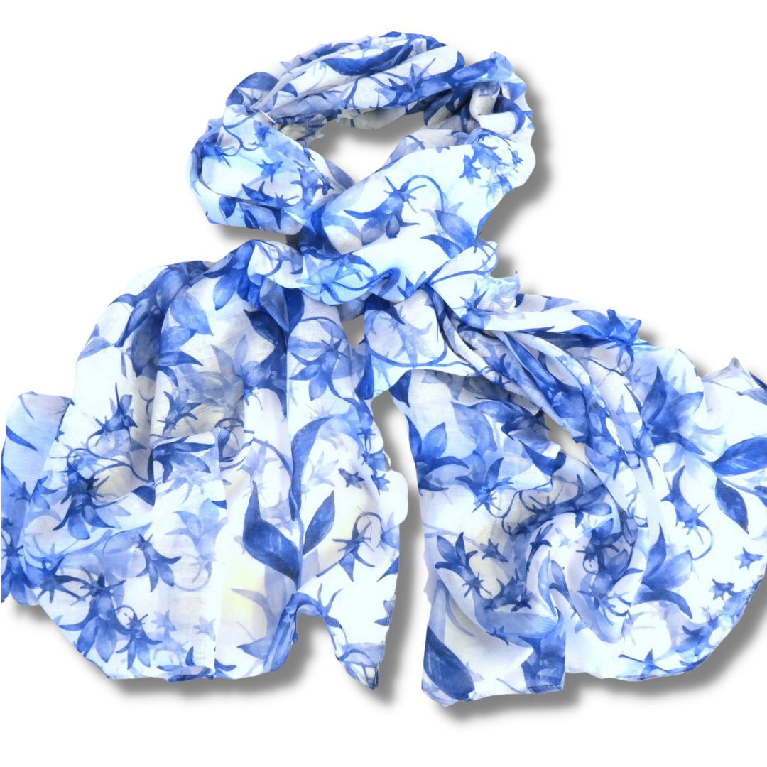 Bluebell Flower Scarf