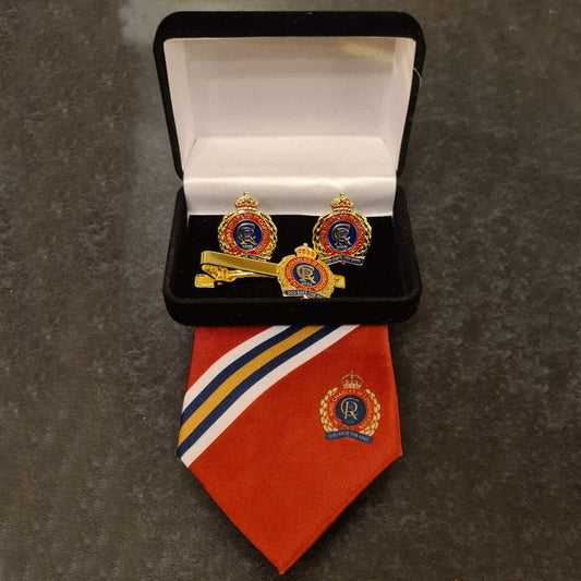 King Charles III Coronation Commemorative Tie, Cuff Links & Tie Pin Set