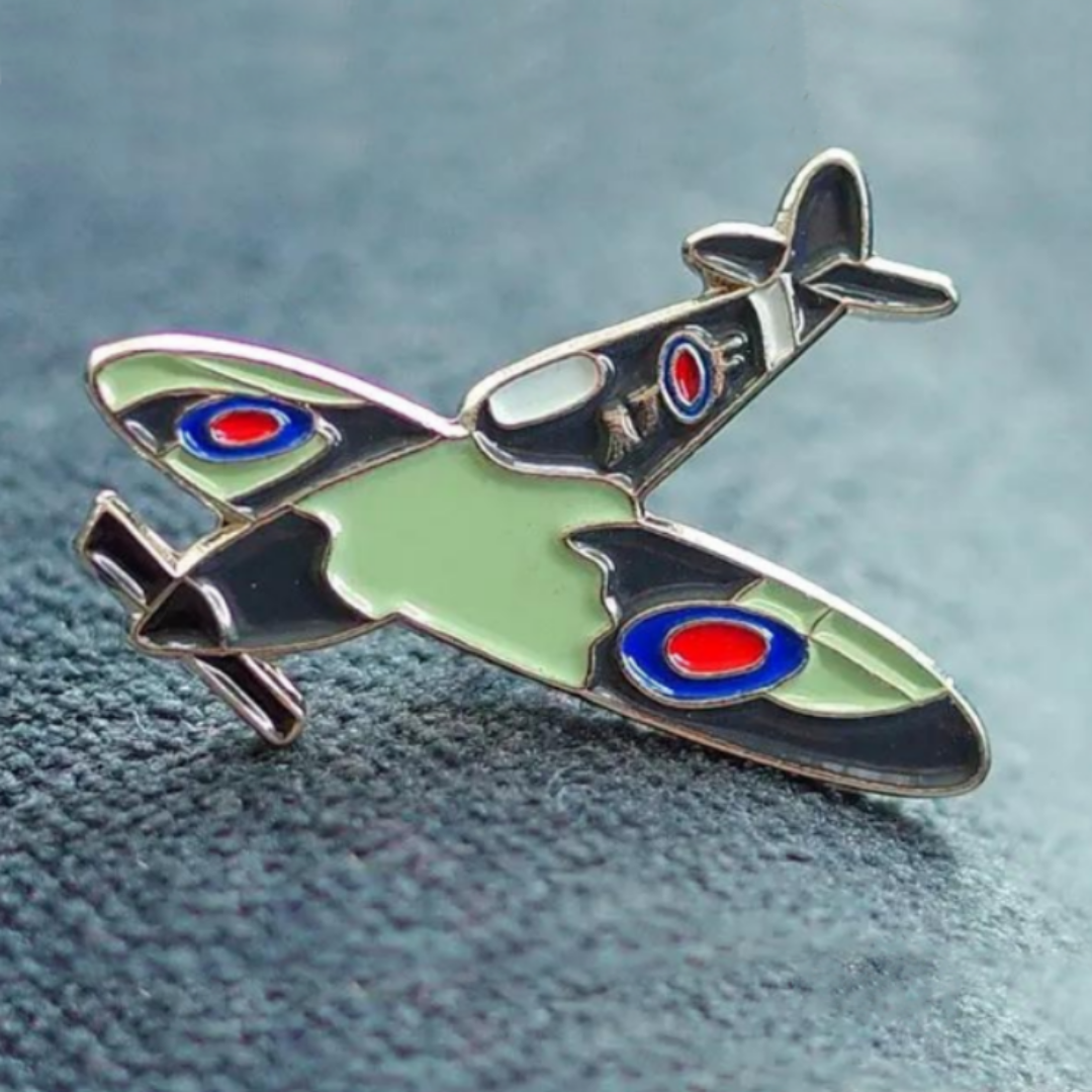 Spitfire RAF WW2 Aeroplane Pin Badge – BRITISH PRIDE