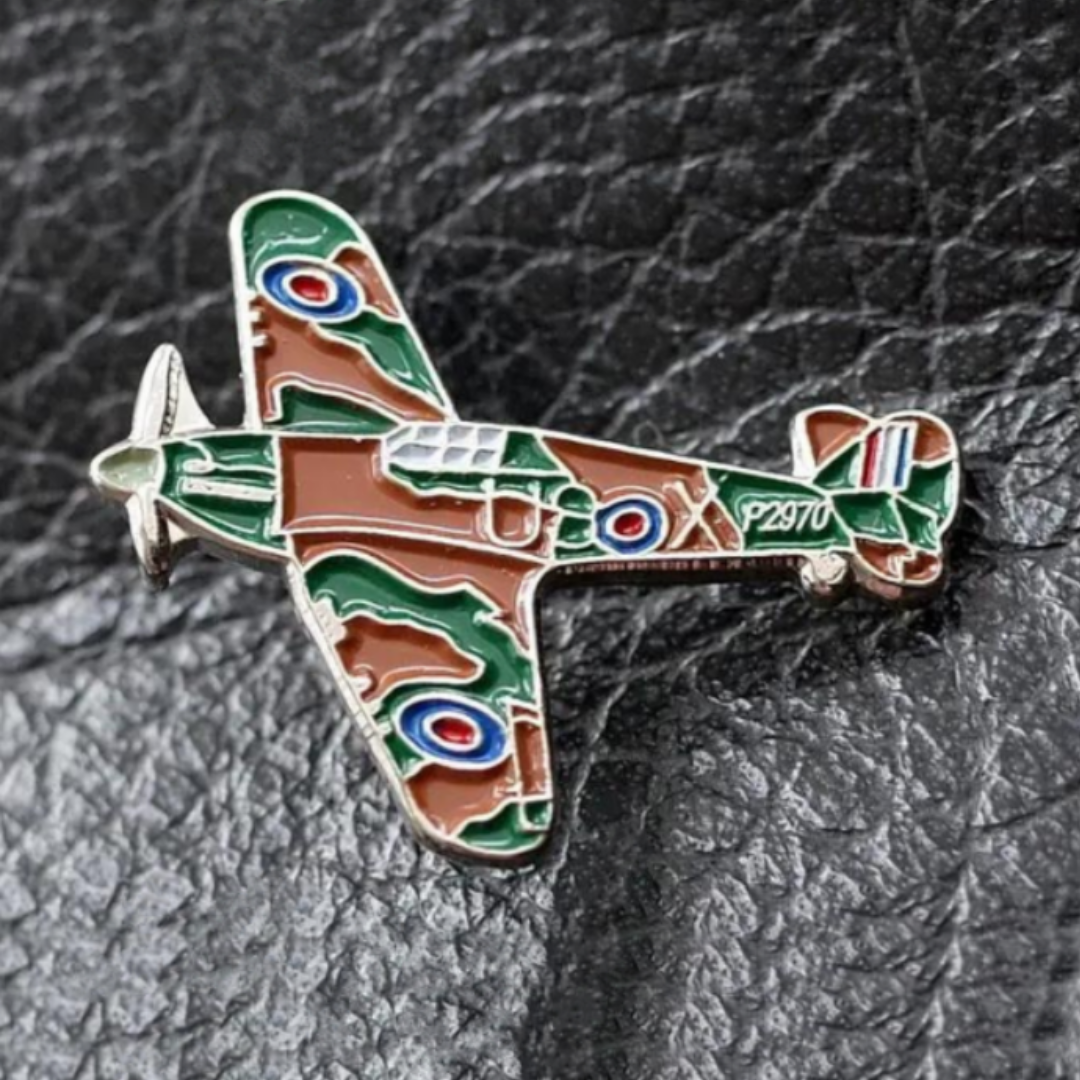 WW2 Hurricane Plane Enamel Pin Badge Battle of Britain 1940