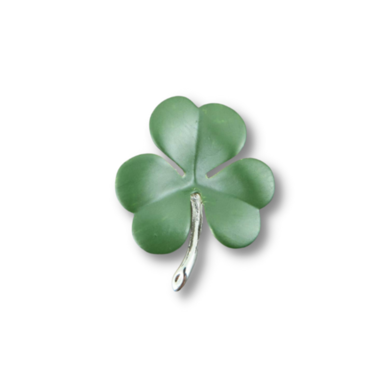 Shamrock Green Brooch