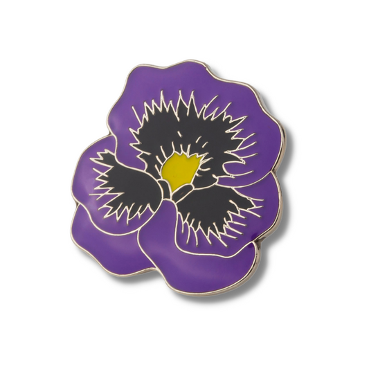 Purple Animals In War Remembrance Pin Badge