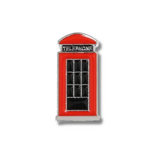 Red Telephone Box Pin Badge