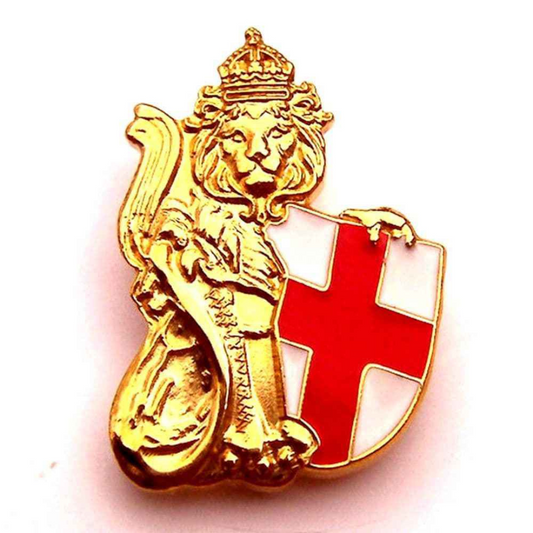 Lion and Shield - England Badge