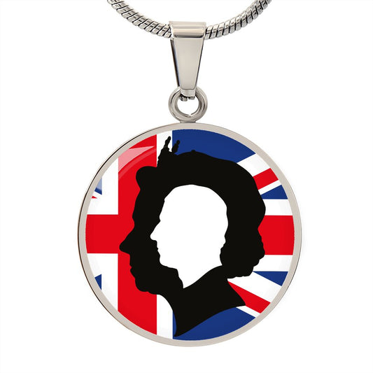 King Charles III and Queen Elizabeth II Necklace