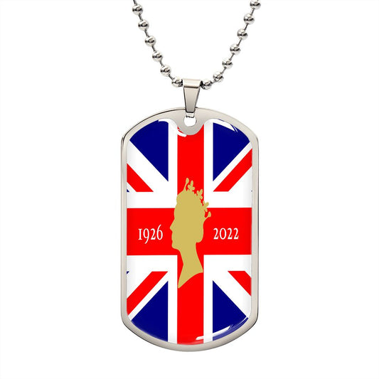 1926 - 2022 Queen Elizabeth II Military Necklace