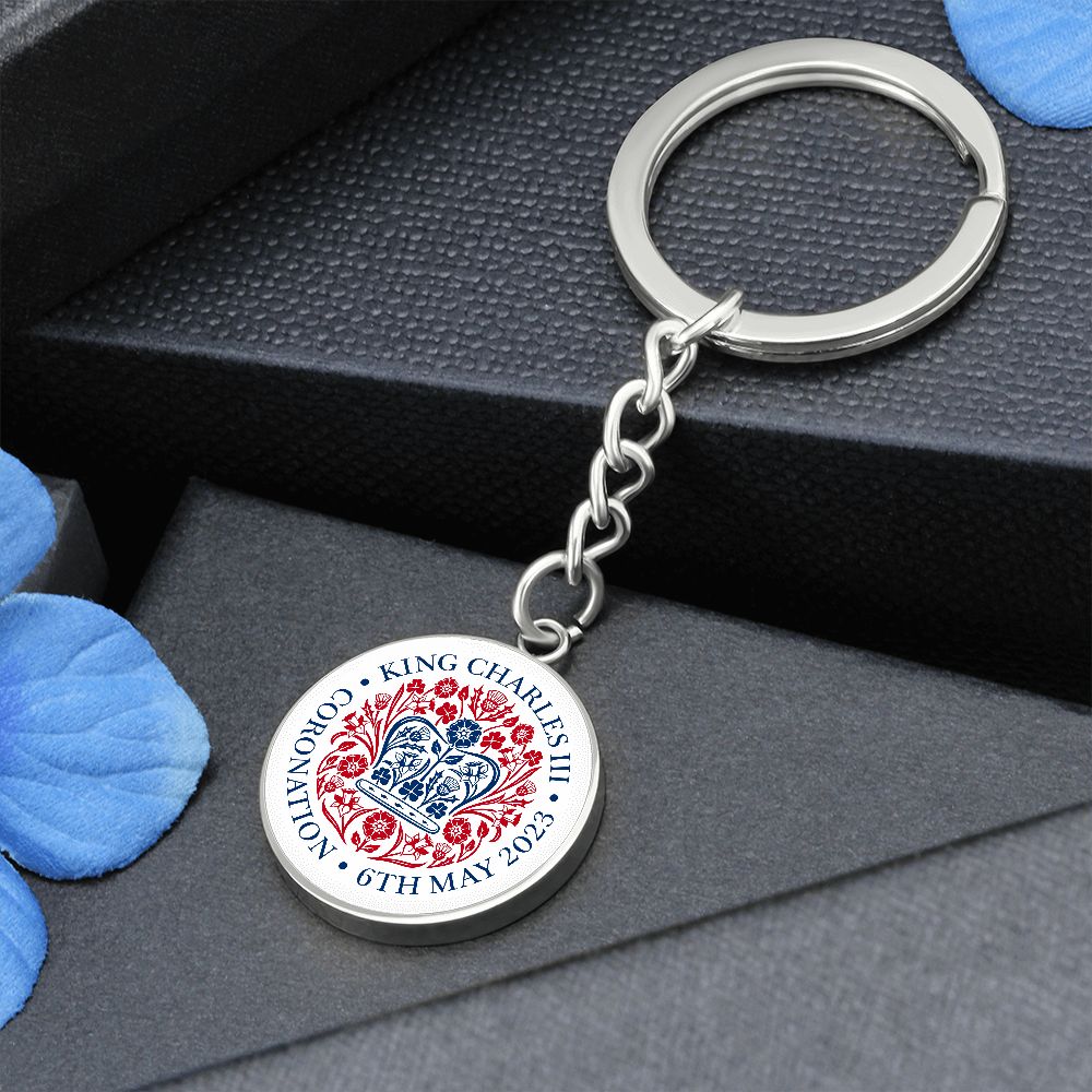 Official Coronation Logo Keyring