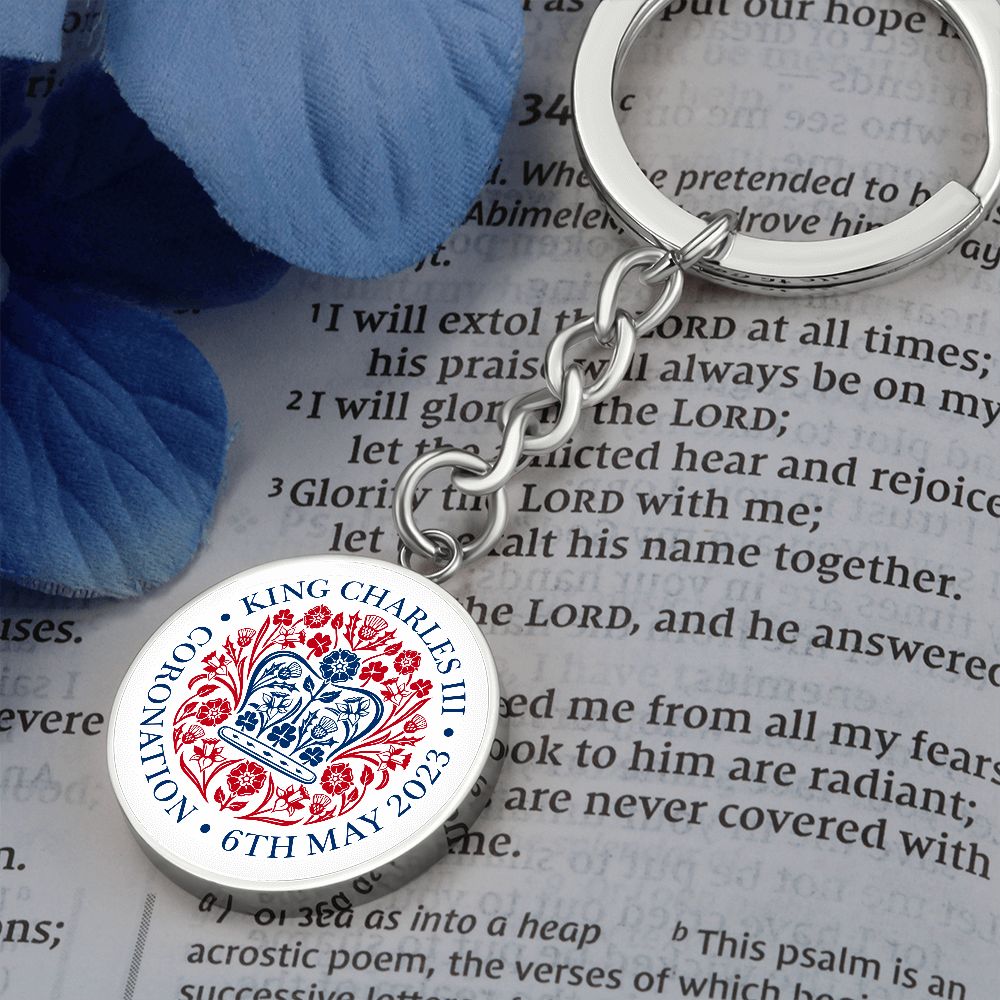 Official Coronation Logo Keyring