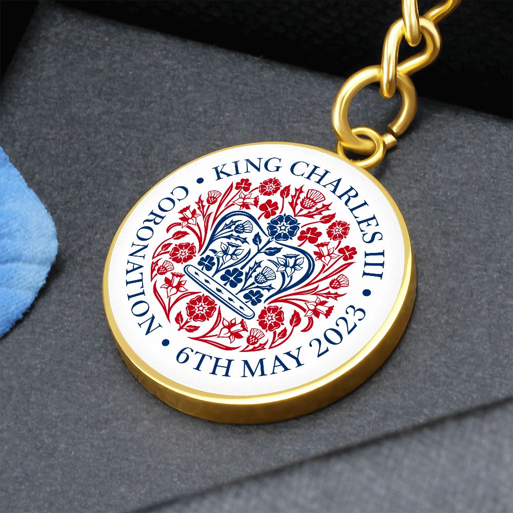Official Coronation Logo Keyring