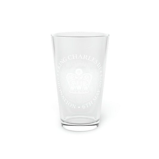 Official Coronation Emblem Pint Glass (16oz)