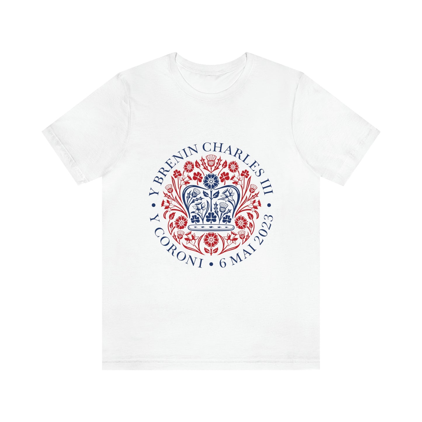 King Charles III Official Coronation Logo T-Shirt (Welsh)