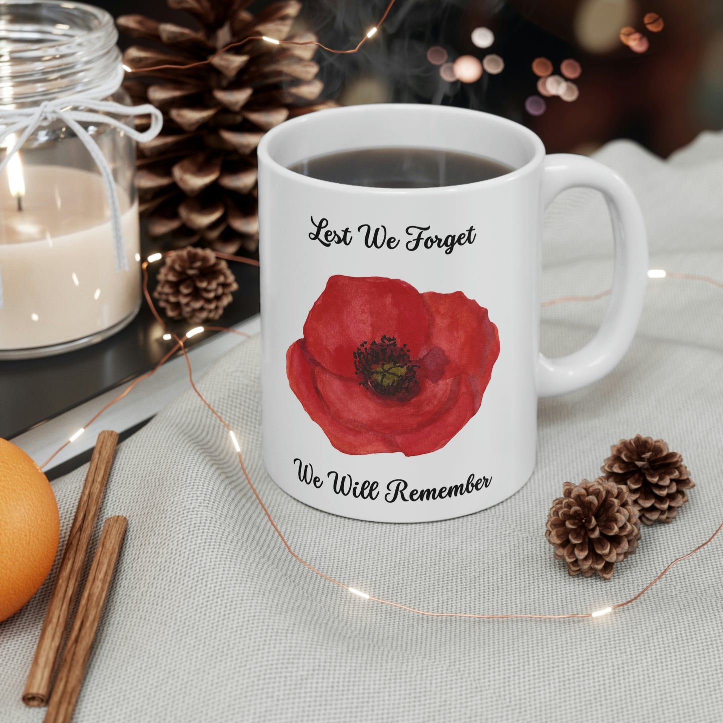 Lest We Forget Mug 11oz