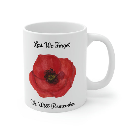 Lest We Forget Mug 11oz