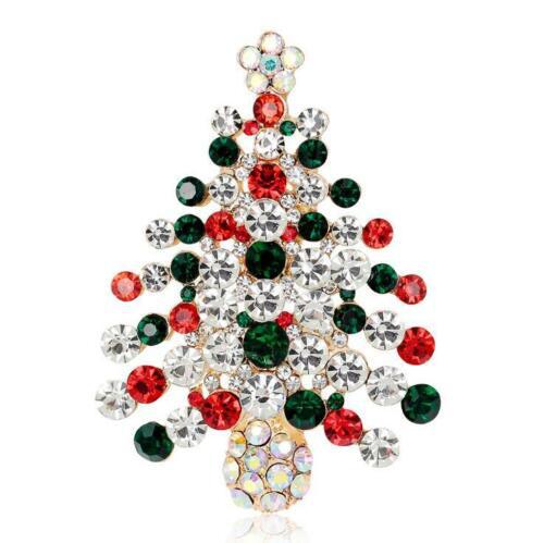 Christmas Tree Brooch Badge